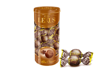 Bonboniéra LEXUS 500g tuba COFFEE